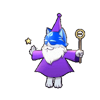 Cat Flying Sticker by Toshithecat