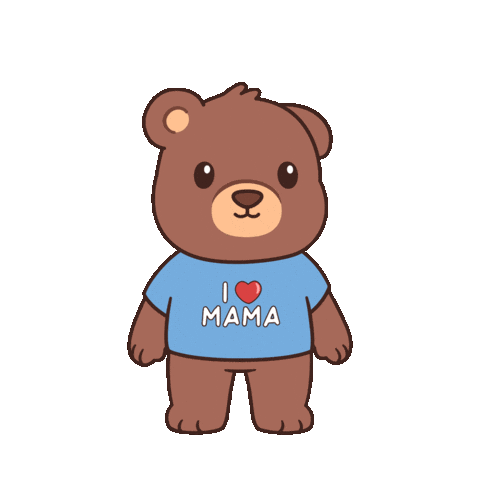 Teddy Bear Love Sticker by BEARISH
