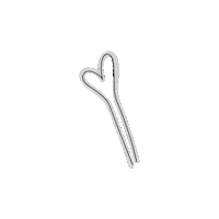Hairpin Sticker by WA