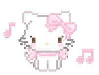 Hello Kitty Pixel Sticker