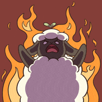 CloverStudios meme fire crypto nft GIF