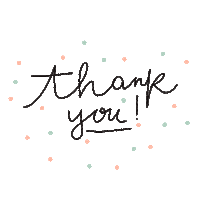 Thank U Sticker by Giulia Martinelli