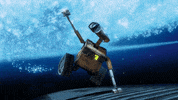 Wall-E Fire GIF