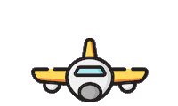 thetravelclubph travel touchdown plane landing Sticker