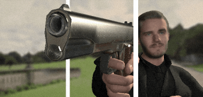 Hold Up Gun GIF by Morphin