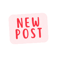 New Post Text Sticker by Homefocuspimpama