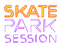 Skate Park Night Sticker