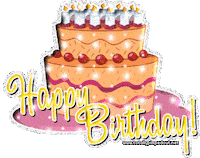 happy birthday STICKER