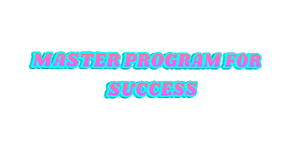 Master Program For Success Sticker by Kirsten Hurley