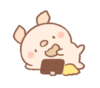 Illustration Pig Sticker by BREAD TREE