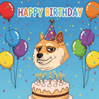 Happy Birthday Party GIF by Doge Pound