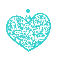 In Love Heart Sticker