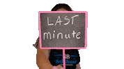 Last Minute Sticker by bellebeaute