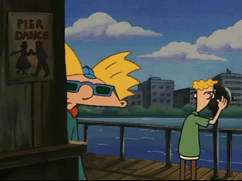 hey arnold nicksplat GIF