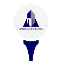Golf Tee Sticker by Kansas Secured Title