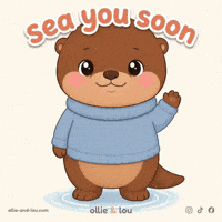 See You Soon Goodbye GIF by Ollie & Lou