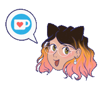 Cat Girl Sticker