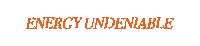 energy undeniable Sticker by BURNS