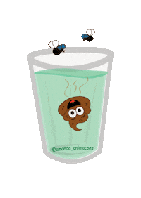 Water Glass Sticker