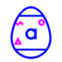 Glitch Rabbit Sticker by Ackee