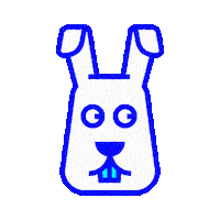 Glitch Glasses Sticker by Ackee