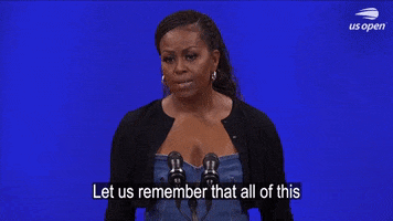 Michelle Obama Sport GIF by US Open