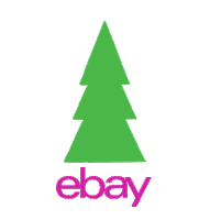 Christmas Tree Sticker by eBay