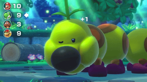 aliciamcfadden giphygifmaker mario wiggler dont wake wiggler GIF
