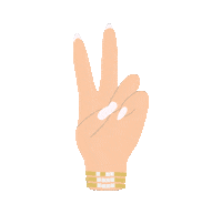 Peace V Sticker by AlisonBellaVi