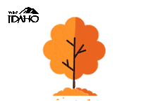 Autumn Leaves Fall Sticker by VisitIdaho
