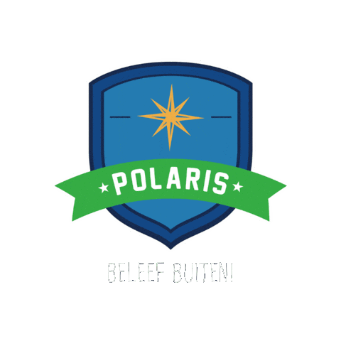 Polariskampen polaris kampen buiten beleef Sticker