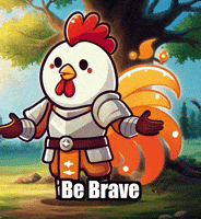 Courage Be Brave GIF by Zorooster