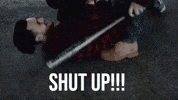 jamieorourkeactor fight angry stop shut up GIF