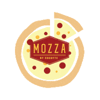 mozzabkk pizza italy italian pizzas Sticker