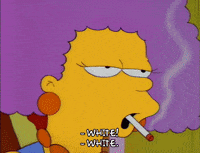 Season 3 Smoking GIF by The Simpsons