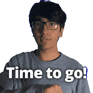 To Go Goodbye Sticker