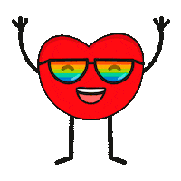 Happy In Love Sticker by Omer Studios