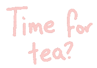 kisskissfearless tea tea time cuppa time for tea Sticker