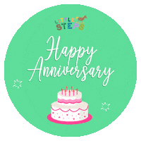 Celebrating Birthday Cake Sticker by Little Steps
