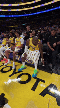 Waving Lebron James GIF by NBA