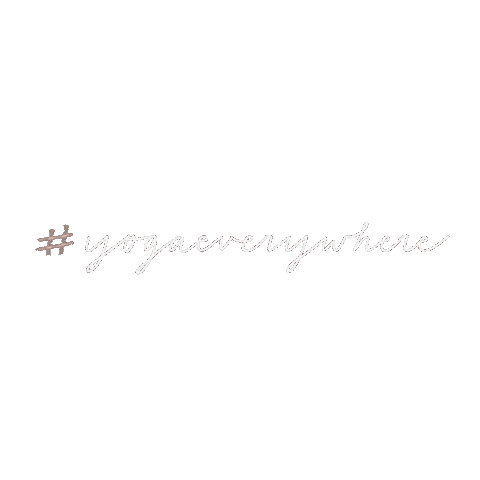 Typography Yoga Sticker by Namastechen