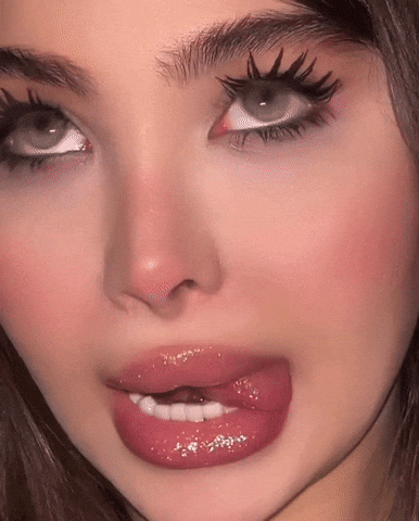 Beautiful Girl Flirt GIF