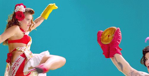 smackaysmith giphyupload kick cat fight tough girl GIF