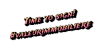 Sign Up Sticker by VALEUR IMMOBILIERE