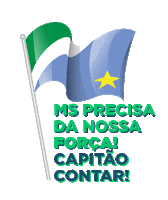 mato grosso do sul politica Sticker by Capitão Contar