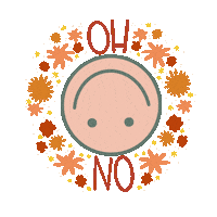 Oh No Sticker