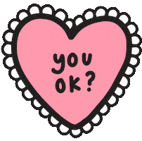 You Ok Sticker by Poppy Deyes