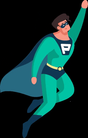 Publer giphygifmaker flying superhero superman GIF