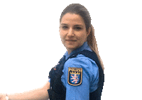 Zeigen Sticker by Polizei Hessen Karriere