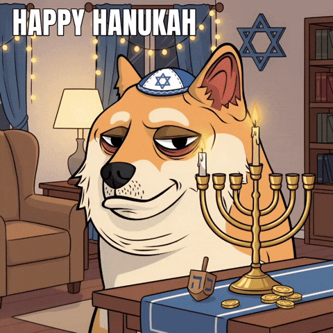 Jewish Hanukkah GIF by Doge Pound